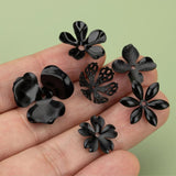 Black Plated Jewelry Accessories for DIY Flower Jewelry Making