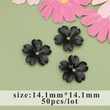 Black Plated Jewelry Accessories for DIY Flower Jewelry Making