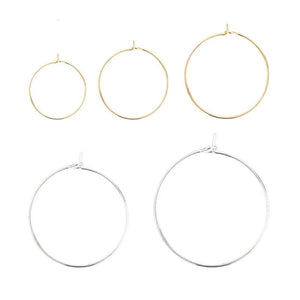 20mm 20pcs/bag 925 Silver Ring Earing DIY Jewelry Making