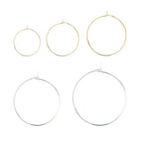 20mm 20pcs/bag 925 Silver Ring Earing DIY Jewelry Making