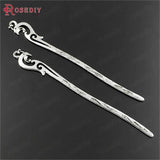 5PCS Antique Silver Phoenix Bookmark & Hairpin
