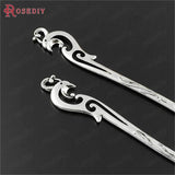 5PCS Antique Silver Phoenix Bookmark & Hairpin