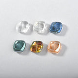 Square Hole Glass Crystal DIY Beaded Material Accessories