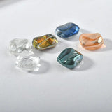 Square Hole Glass Crystal DIY Beaded Material Accessories