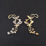 10 PCS Metal Rhinestone Tree Branch Flower DIY Headwear Jewelry Making