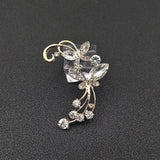 10 PCS Metal Rhinestone Tree Branch Flower DIY Headwear Jewelry Making