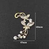 10 PCS Metal Rhinestone Tree Branch Flower DIY Headwear Jewelry Making