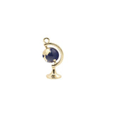10Pcs Globe Enamel Charms Beads DIY Jewelry Making Findings