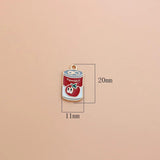 10Pcs Milk Spaceman Enamel Charms Beads for Jewelry Making