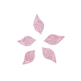 10pcs 13*25mm Brass Leaves Charms Filigree Earrings Findings Pendants