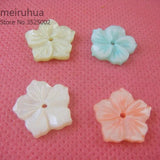 5pcs 15mm Water Shell Flower Earring Accessories DIY Jewelry Components
