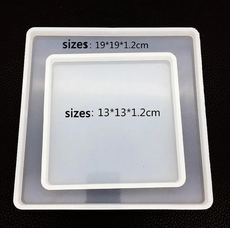 Square Silicon Mold for Epoxy Resin DIY Crafts