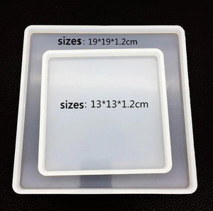 Square Silicon Mold for Epoxy Resin DIY Crafts