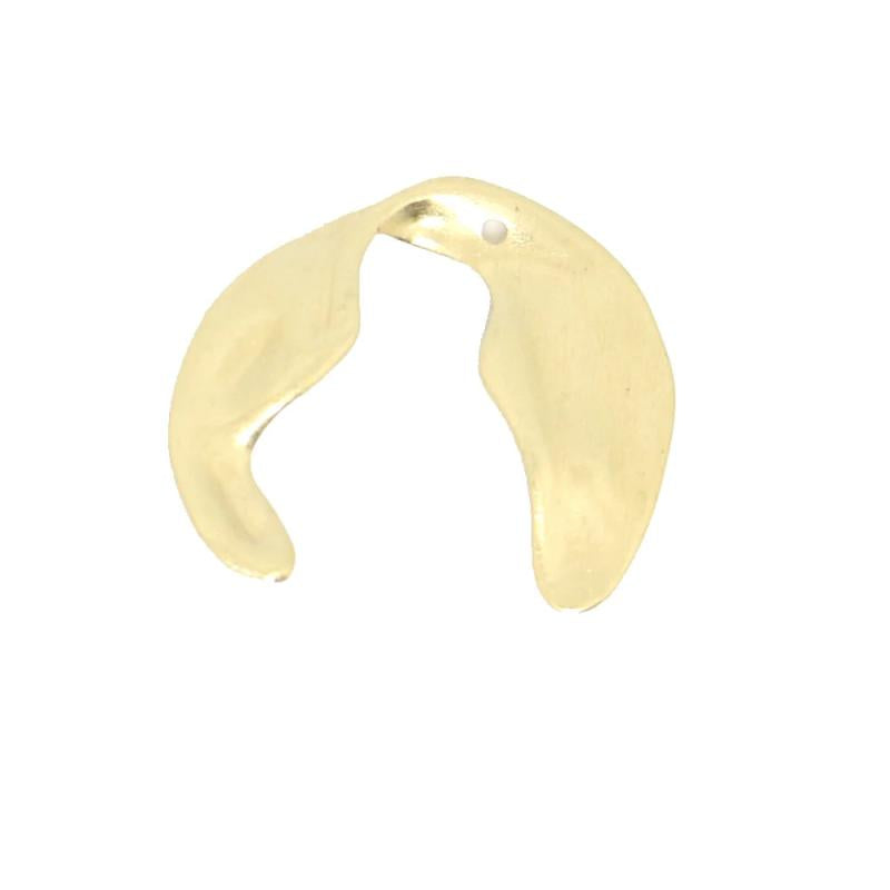 10 pcs Brass Single Hole Irregular Wave Earrings Pendant