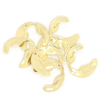 10 pcs Brass Single Hole Irregular Wave Earrings Pendant