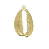 10pcs Geometric Raised Dot Conch Oval Earring Pendant