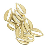 10pcs Geometric Raised Dot Conch Oval Earring Pendant