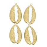 10pcs Geometric Raised Dot Conch Oval Earring Pendant