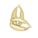 10pcs Geometric Raised Dot Conch Oval Earring Pendant