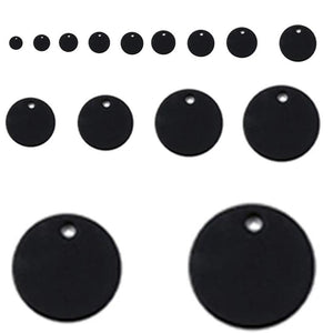 20pcs Brass Round Pendants, Multi-Color Earrings Accessories