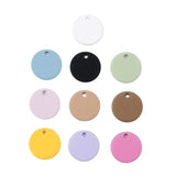 20pcs Brass Round Pendants, Multi-Color Earrings Accessories