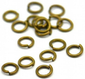 100 Pcs Antique Brass Jump Ring ( A0335 )