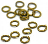 100 Pcs Antique Brass Jump Ring ( A0335 )