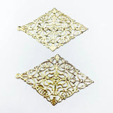 10pcs 50x72mm Filigree Metal Sheets for Jewelry Making Cosplay Earrings