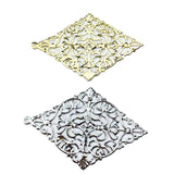 10pcs 50x72mm Filigree Metal Sheets for Jewelry Making Cosplay Earrings