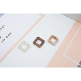 PURPLEGRAPE Retro Earrings Resin Ring DIY Material Pack of 4
