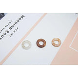 PURPLEGRAPE Retro Earrings Resin Ring DIY Material Pack of 4