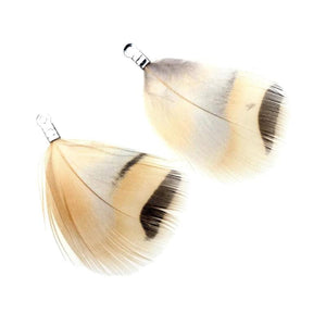 12PCS 35/55MM Stripes Tri-color Clip for Women Necklace Earrings DIY