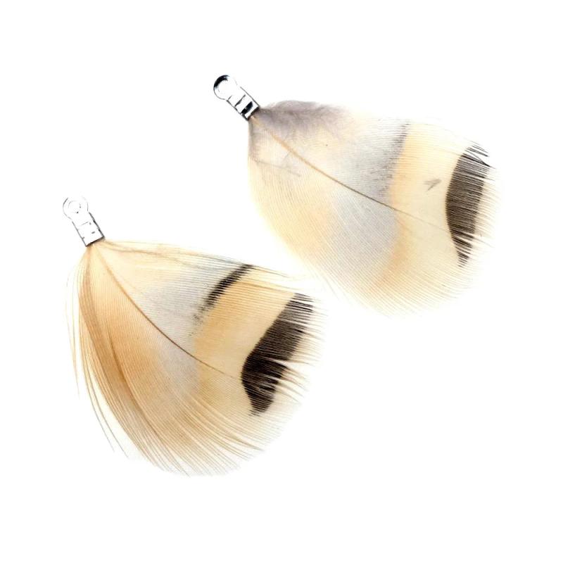 12PCS 35/55MM Stripes Tri-color Clip for Women Necklace Earrings DIY