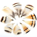 12PCS 35/55MM Stripes Tri-color Clip for Women Necklace Earrings DIY