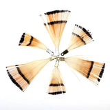 12PCS 35/55MM Stripes Tri-color Clip for Women Necklace Earrings DIY