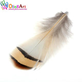 OlingArt 12pcs Tassels Feathers DIY Jewelry Making