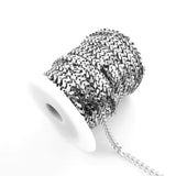 6.5mm Fish Scale Link Chain Stainless Steel Necklace