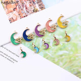 PurpleGrape Star Drop Oil Alloy Earrings Bracelet Necklace Pendant 10pcs