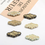 French Diamond Retro Antique Acrylic Beads DIY Earrings Stud