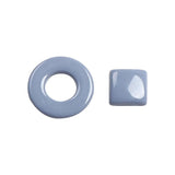 Hollow Acrylic Patch for DIY Hair Accessories, Square Ring