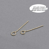 14K Japanese Copper Plated Hemp Needle DIY Jewelry Material