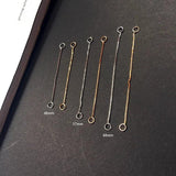 DIY Jewelry Plating Chain Belt Ear Stud Earrings Pendant Material