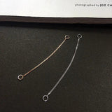 DIY Jewelry Plating Chain Belt Ear Stud Earrings Pendant Material