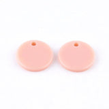Spring Macaron Acrylic Resin Disc Pendant DIY Jewelry Earrings Stud Accessory
