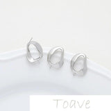 Irregular Hollow Earrings DIY Craft Material