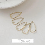 Color-Preserving Plating Water Drop Pearl Pendant Earrings