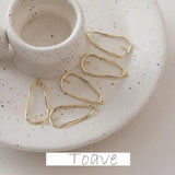 Color-Preserving Plating Water Drop Pearl Pendant Earrings