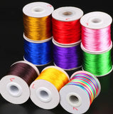 100M/Lot Satin Cords 1.5mm DIY String Accesories Baby Silicone Teething