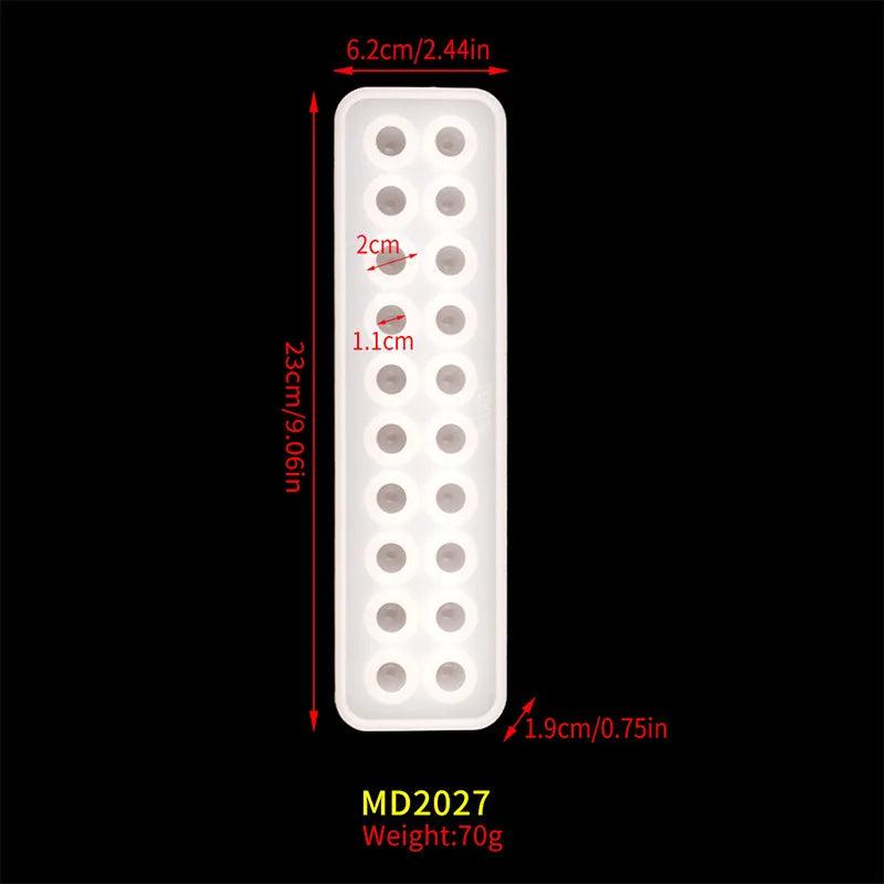 Round Beads Jewelry Resin Silicone Mold