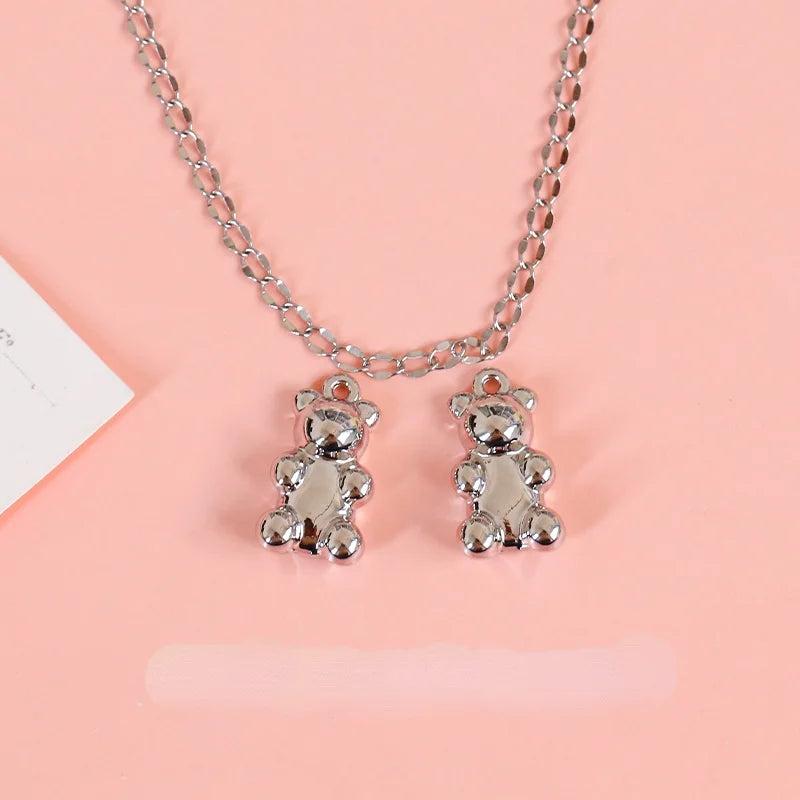 Alloy Bear Pendant DIY Jewelry Accessories